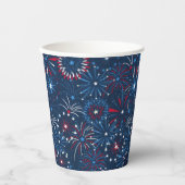 Vuurwerk van 4 juli papieren bekers (Voorkant)