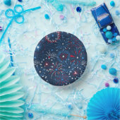 Vuurwerk van 4 juli papieren kommen (Feest)