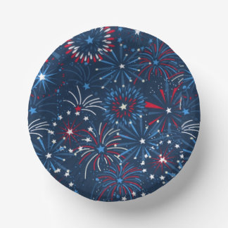 Vuurwerk van 4 juli papieren kommen
