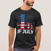 Vuurwerk van 4 juli t-shirt (Voorkant)