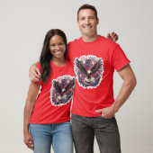 Vuurwerk van de Patriottische Adelaar T-shirt (Unisex)