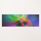 Vuurwerk van kleuren - fractale kunst yogamat (Voorkant (horizontaal))