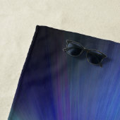 Vuurwerk van kleuren - koele fractaal strandlaken (In situ)