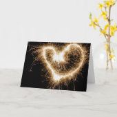 Vuurwerk van Liefde Kaart (Gele Bloem)