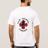 Vuurwerk van oude scholen  t-shirt (Achterkant)