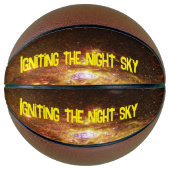 Vuurwerk van Star Formation Yellow | Basketbal (Voorkant)