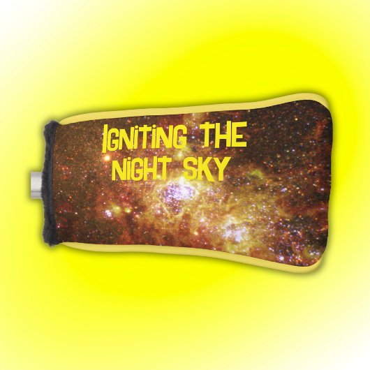 Vuurwerk van Star Formation Yellow | Golfheadcover