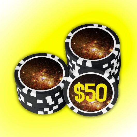 Vuurwerk van Star Formation Yellow | Poker Chips