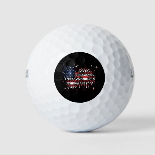 Vuurwerk Verenigde Staten van juli Golfballen (Voorkant)