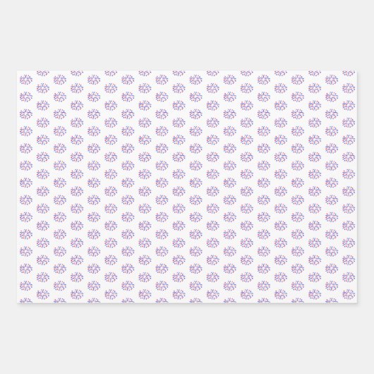 Vuurwerk Verenigde Staten van juli Inpakpapier Vel (Voorkant 3)