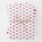 Vuurwerk Verenigde Staten van juli Inpakpapier Vel (In situ)