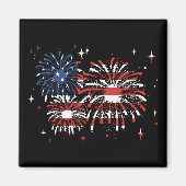 Vuurwerk Verenigde Staten van juli Magneet (Voorkant)