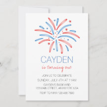 Vuurwerk Vierde juli Verjaardag