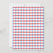 Vuurwerk Vierde juli Verjaardag Kaart (Achterkant)