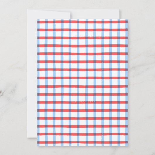 Vuurwerk Vierde juli Verjaardag Kaart (Achterkant)