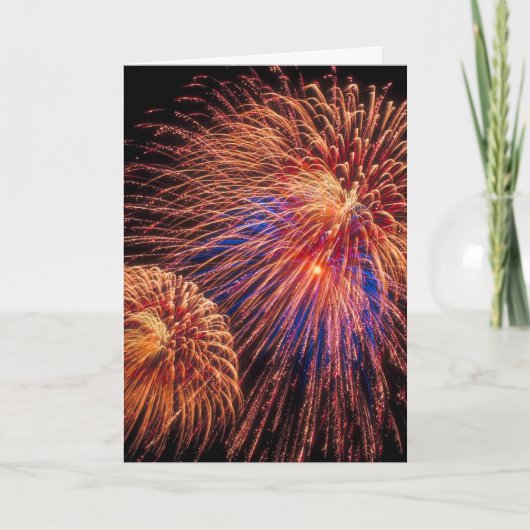 Vuurwerk vierde van de Kaart van Juli (Voorkant)