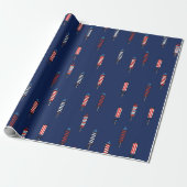Vuurwerk Vieren 4 juli Cadeaupapier (Uitgerold)