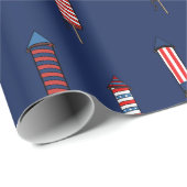 Vuurwerk Vieren 4 juli Cadeaupapier (Rol Hoek)