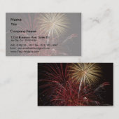 Vuurwerk Visitekaartje (Voorkant / Achterkant)