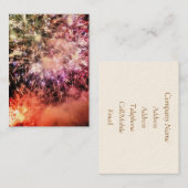 VUURWERK VISITEKAARTJE (Voorkant / Achterkant)