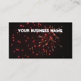 Vuurwerk visitekaartjes