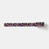Vuurwerk voor 4 juli satijnen lint (Voorkant)