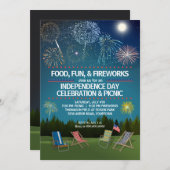 Vuurwerk voor buitengebruik Vuurwerk 4e juli Onafh Kaart (Voorkant / Achterkant)