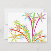 Vuurwerk voor geviering kaart (Voorkant)