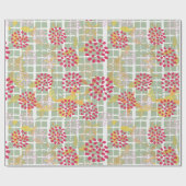 Vuurwerk voor kerstpapier cadeaupapier (Vlak)