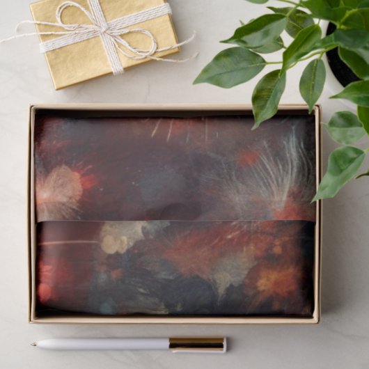 Vuurwerk Vrijheid Patriottische Adelaar Decoupage  Tissuepapier (Geschenk)