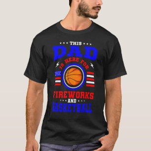 Vuurwerk VS-vlag S T-shirt