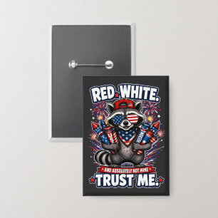 Vuurwerk Wasbeer 4 juli Knop Button