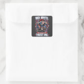 Vuurwerk Wasbeer 4 juli Sticker (Tas)