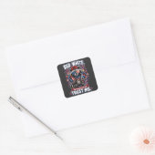 Vuurwerk Wasbeer 4 juli Sticker (Envelop)