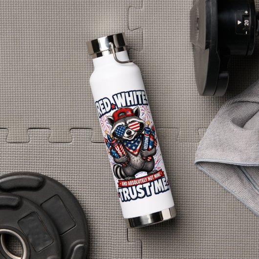 Vuurwerk Wasbeer 4 juli-waterfles Waterfles (Sportschool (Gedraaid) )