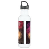 vuurwerk waterfles  (Achterkant)