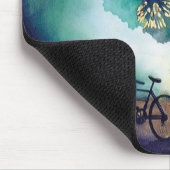 Vuurwerk Waterverf kunst Muismat (Hoek)