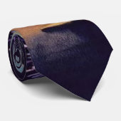 Vuurwerk Waterverf kunst Stropdas (Opgerold)