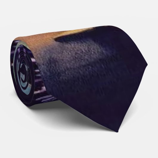 Vuurwerk Waterverf kunst Stropdas (Opgerold)