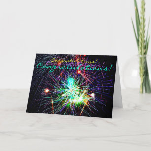 Vuurwerk Wenskaarten Kaart