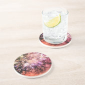 VUURWERK ZANDSTEEN ONDERZETTER (Zijkant)