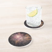 Vuurwerk zandsteen onderzetters (Zijkant)