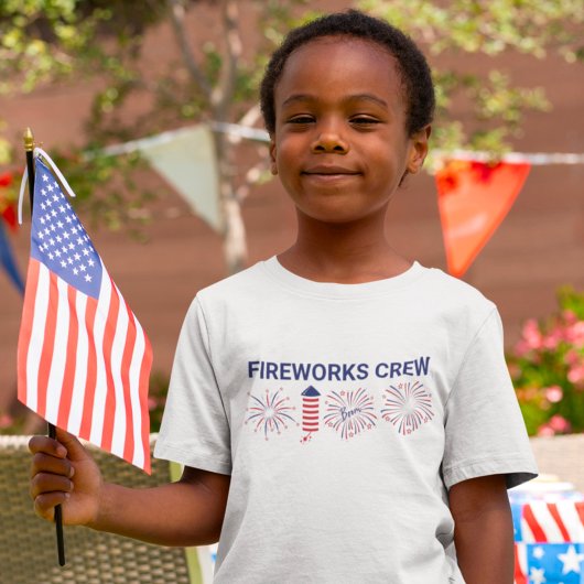 Vuurwerkbemanning Vierde juli Onafhankelijkheidsda T-shirt
