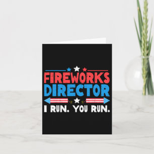 Vuurwerkdirecteur I Run You Run 4 juli Onafhankeli Kaart