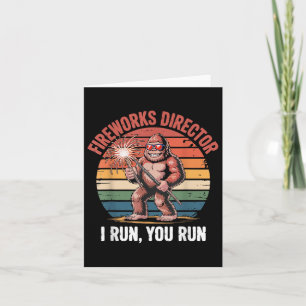 Vuurwerkdirecteur I Run You Run Bigfoot 4th of JU Kaart
