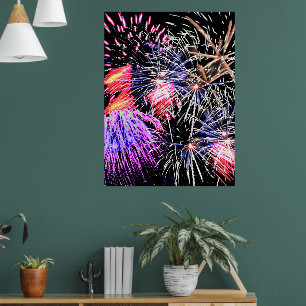 Vuurwerkdisplay Poster