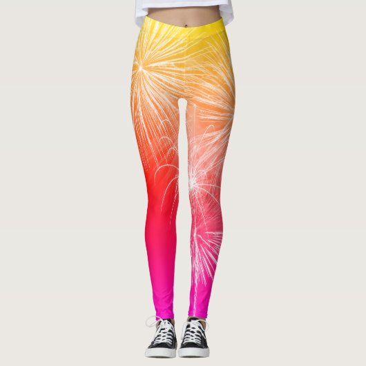 Vuurwerken III Leggings (Voorkant)