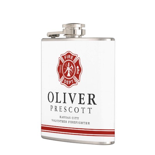 Vuurwerker | Aangepast Maltese kruising Heupfles (Links)