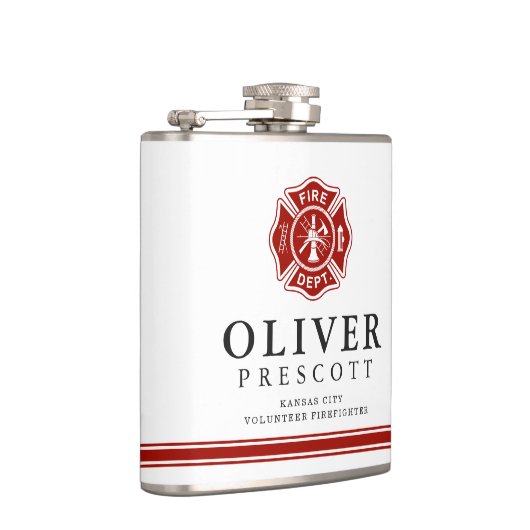 Vuurwerker | Aangepast Maltese kruising Heupfles (Rechts)