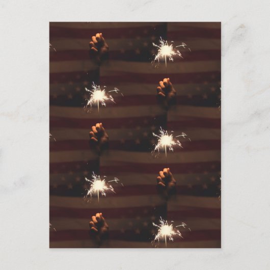 vuurwerker briefkaart (Voorkant)